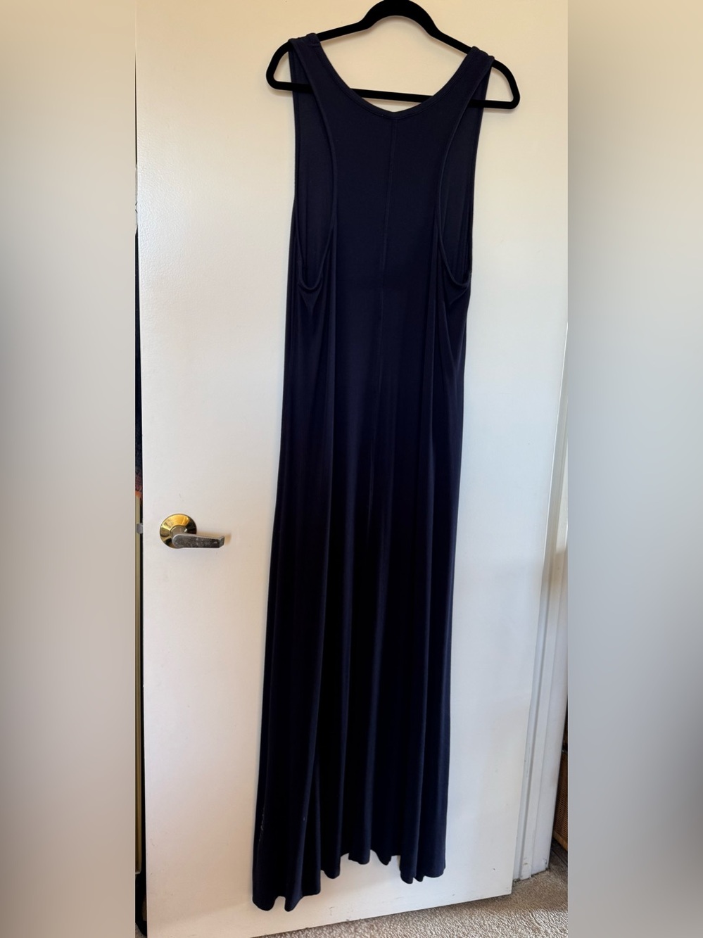 Daily Ritual Navy Ribbed Racerback Tank Maxi in XL - Picture 4 of 9